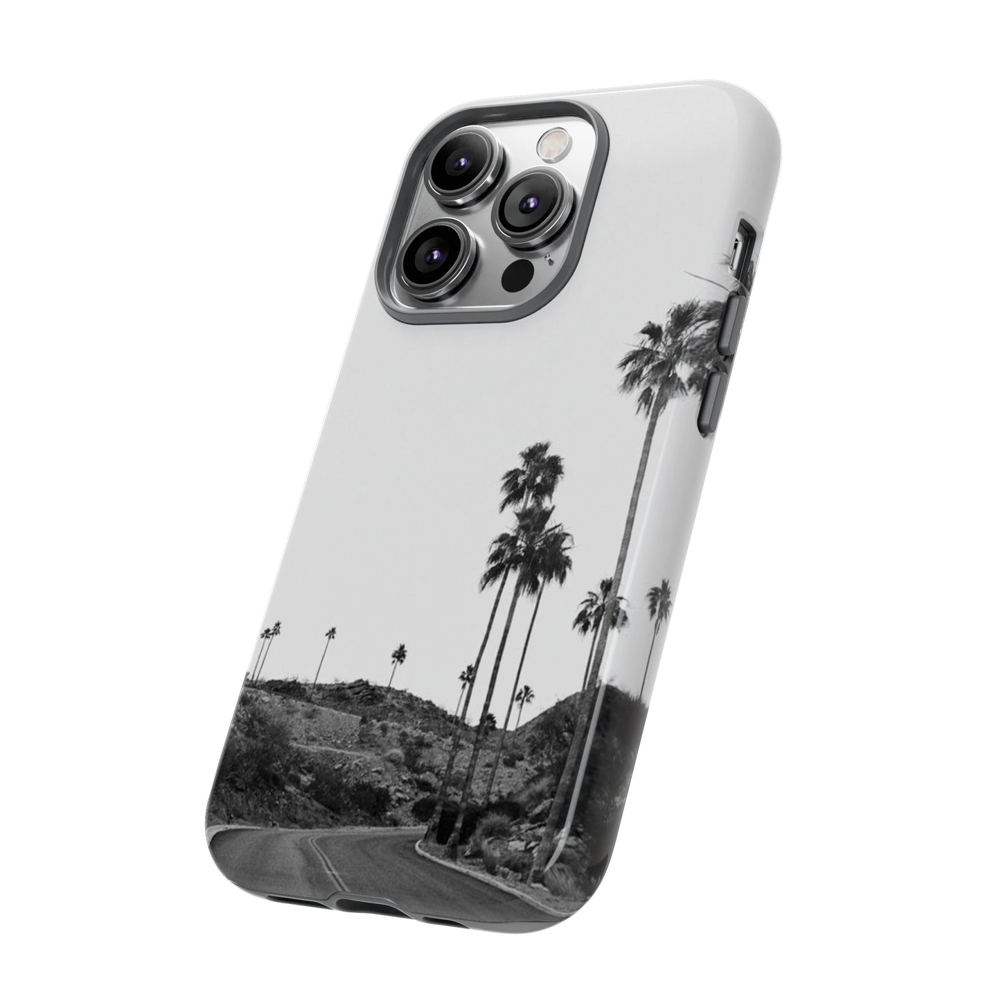 B&W Palm Trees Case