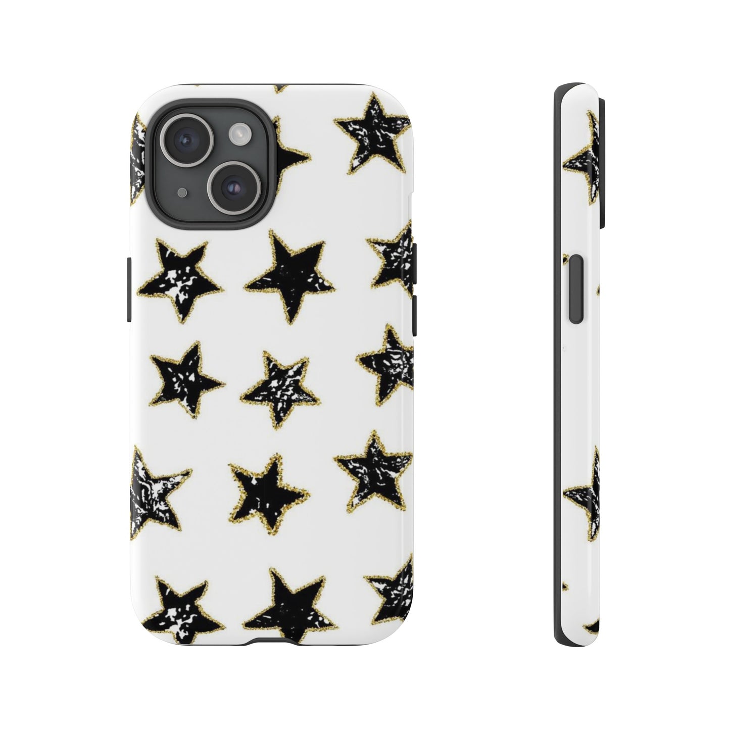 Black and Gold Star Case